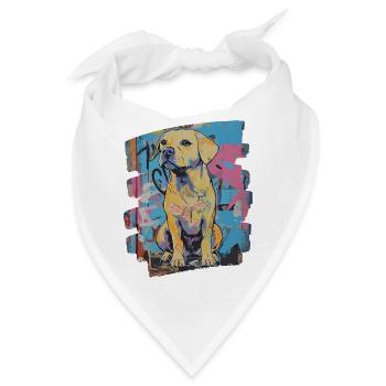 Labrador - Bandana - Weiß - Vorne