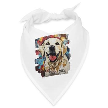 Labrador - Bandana - Weiß - Vorne
