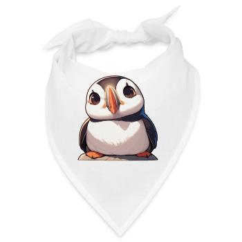 Papageientaucher - Bandana - Weiß - Vorne