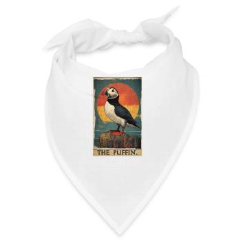 Papageientaucher - Bandana - Weiß - Vorne