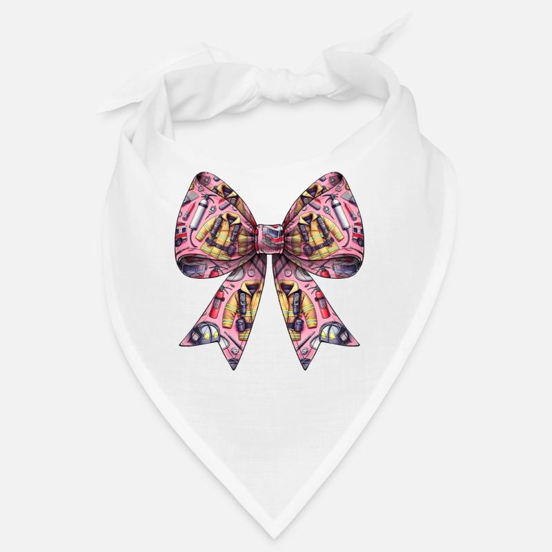 Coquette Bow Brandbekämpfung Feuerwehrausrüstung Bandana