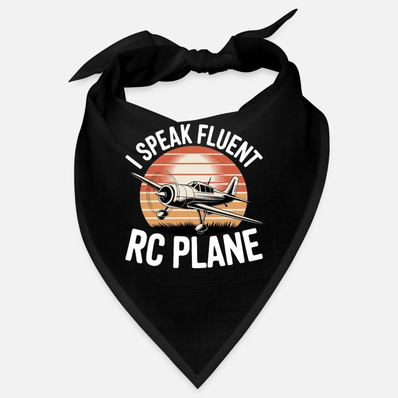 Ich spreche fließend rc Flugzeug Flugzeug Pilot Luftfahrt Bandana