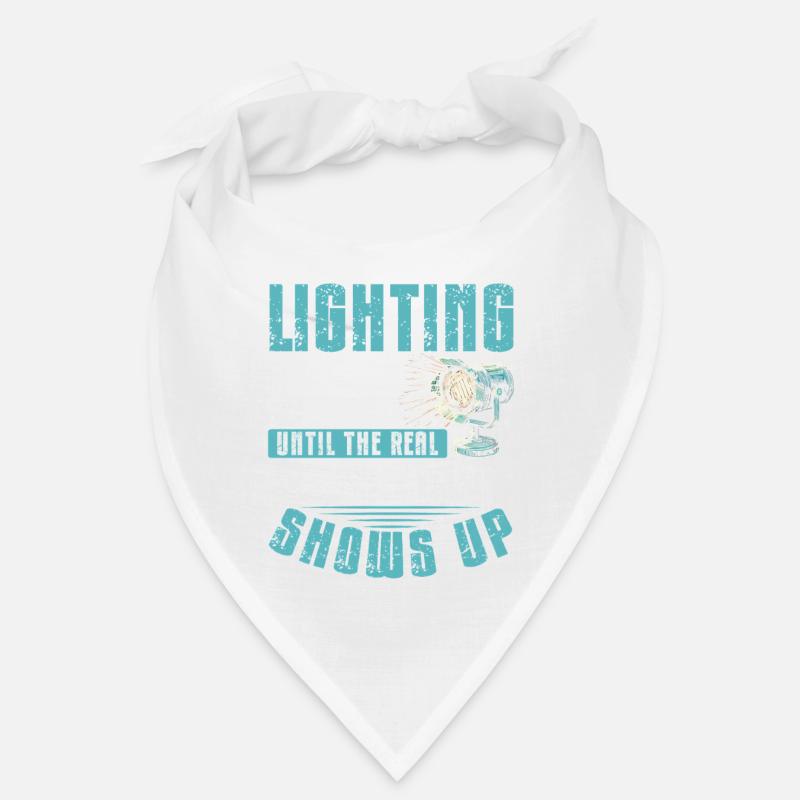 Lighting technician Lighting technician Lighting technology - Bandana - white