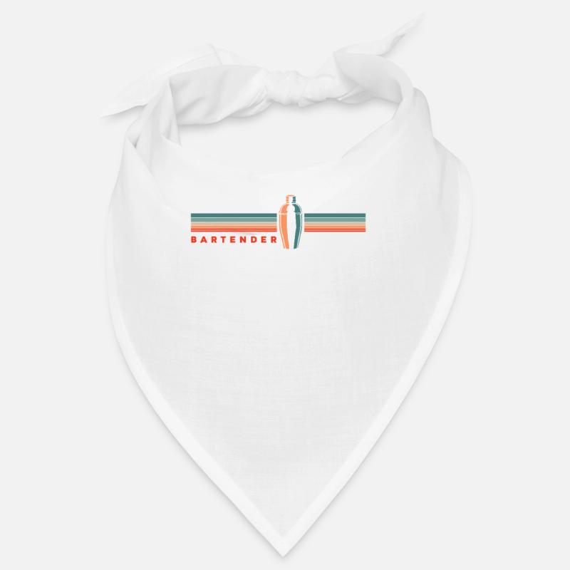 Shaker Cocktail Rétro Barman Bandana