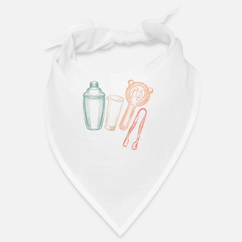 Bartender Tools Illustration Bandana