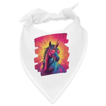 Einhorn - Bandana - Weiß - Vorne