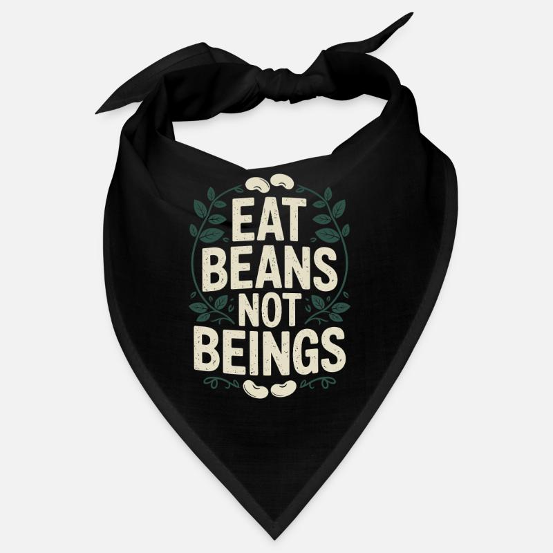 Eat Beans Not Beings Animals Beans Vegetarian Vegan Bandana