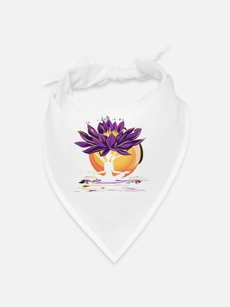 Méditation Rire drôle Yoga - Bandana - blanc