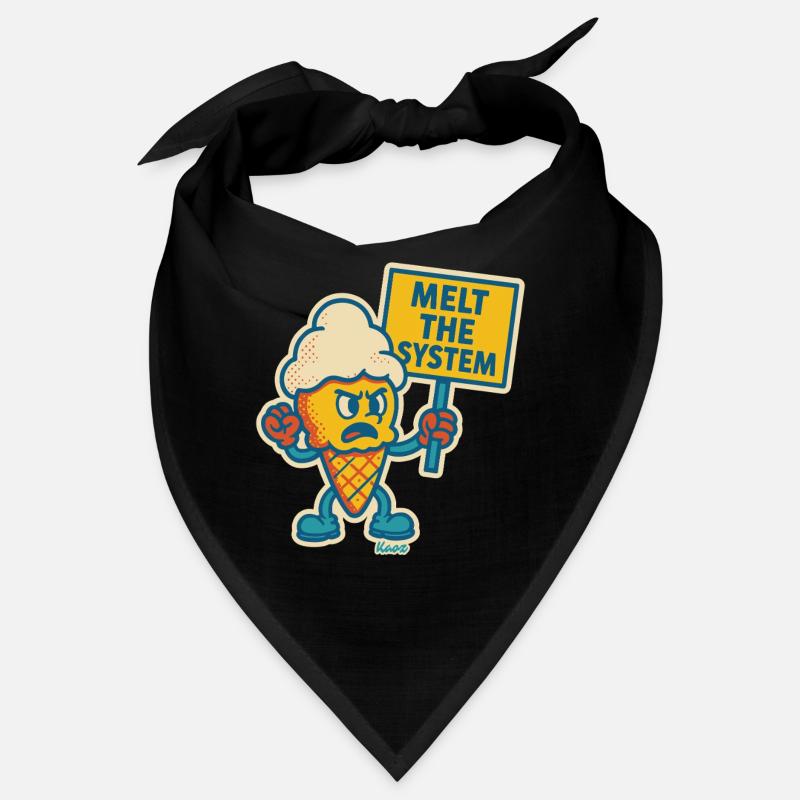 Rebellisches Eis mit „Das System schmelzen“ Bandana