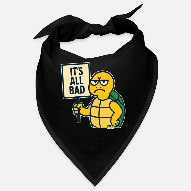 Bad mood turtle: Everything is bad Bandana