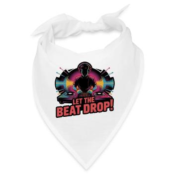 LASS DEN BEAT FALLEN - Bandana - Weiß - Vorne