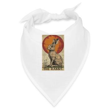 Hasen Hase - Bandana - Weiß - Vorne
