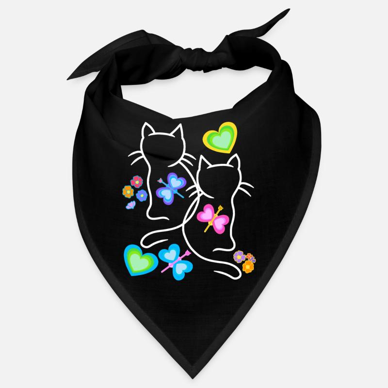 Enfants, Chats, Chats, Chatons, Tout-petits, Bébé Bandana