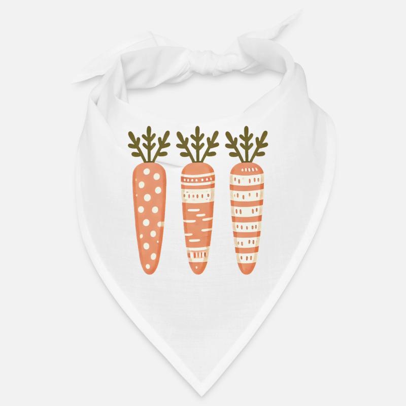 Easter Carrot Pattern Cute Cute Bandana