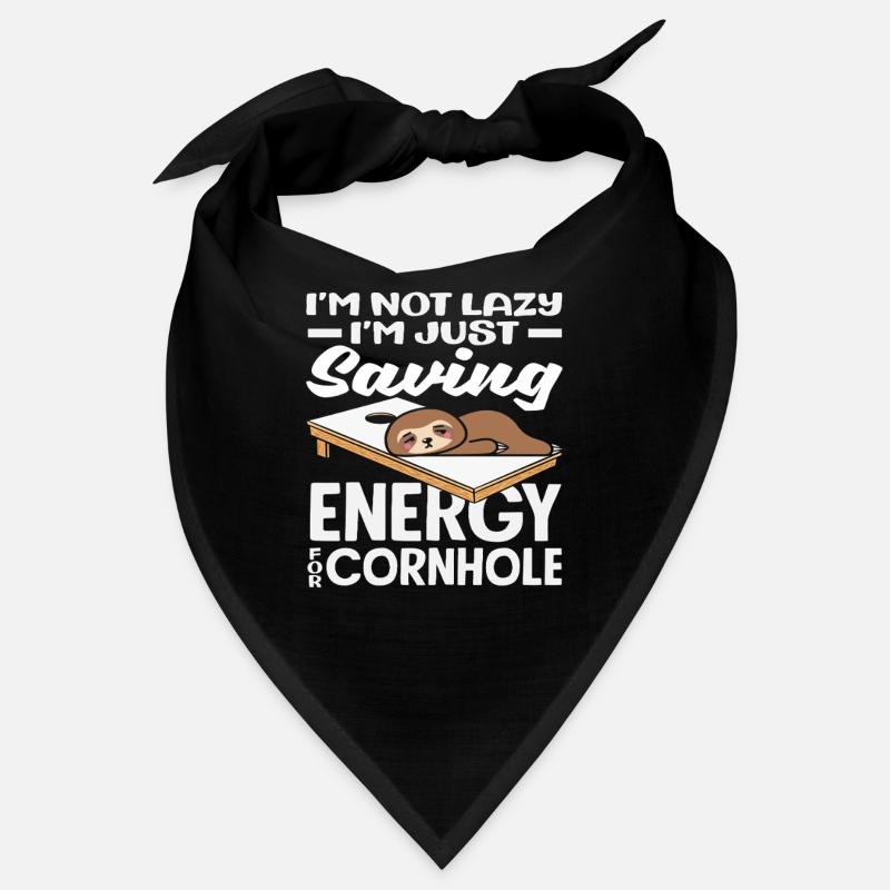 Cornhole Player Energy Saving Funny Sloth Bandana