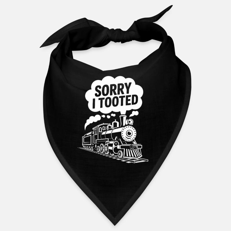 Motif de train amusant Bandana