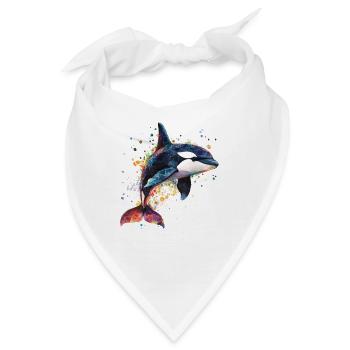 Orca - Bandana - Weiß - Vorne