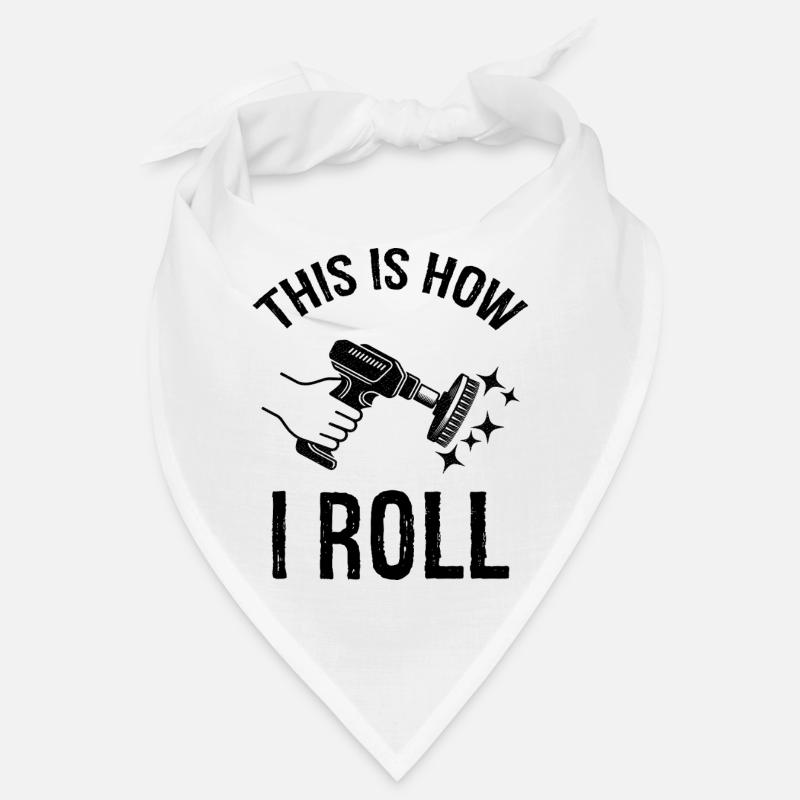 So rolle ich Auto Detailing Bandana