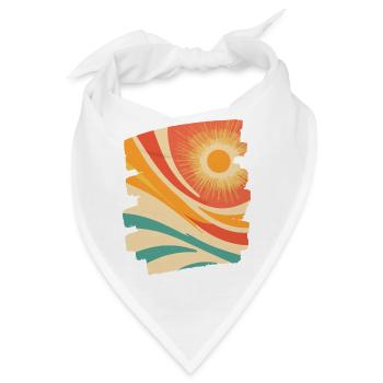 Sommer Retro - Bandana - Weiß - Vorne