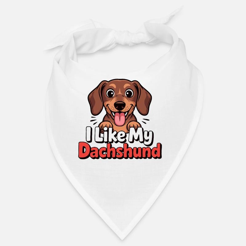 J’aime mon Chien Teckel Love Bandana