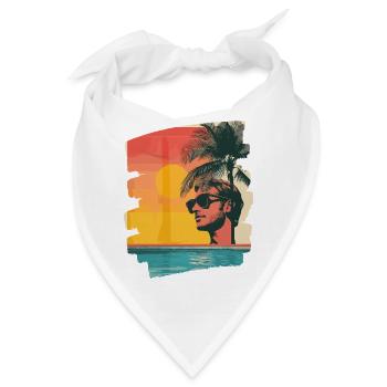 Sommer Sonne - Bandana - Weiß - Vorne