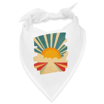 Sommer Sonne - Bandana - Weiß - Vorne