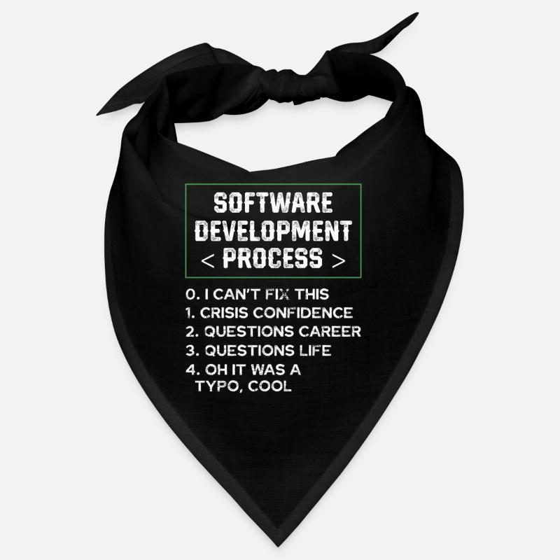 Software Development Process Humor Programmer Bandana