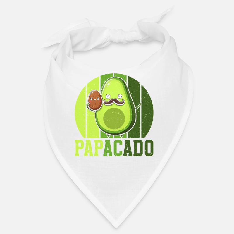Papacado Avocado Papa Vatertag Vater Vaterschaft Bandana