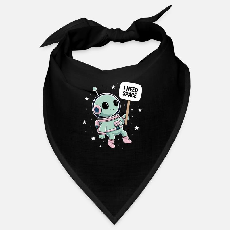 I Need Space – Cute Astronaut in Space Bandana