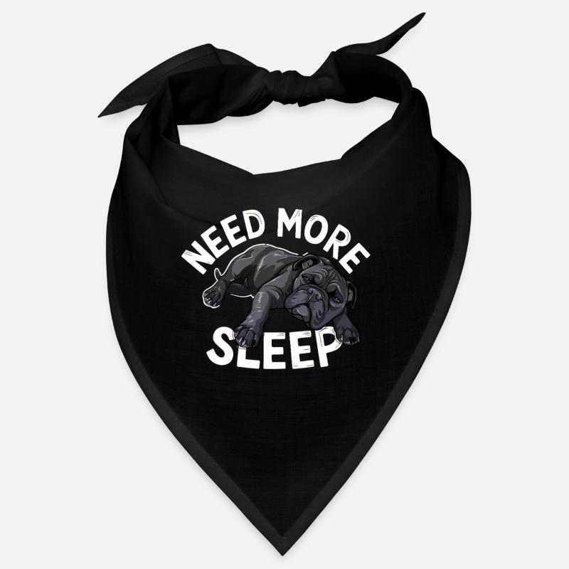 Need More Sleep Lustiger Mops Bandana