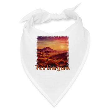 Terlingua Urban Vintage Sonnenuntergang Texas - Bandana - Weiß - Vorne