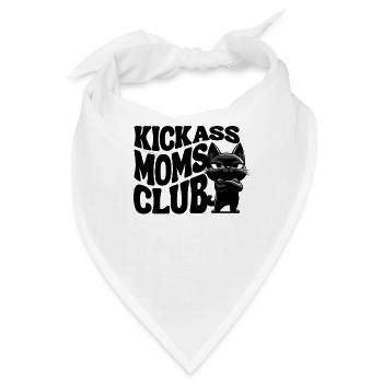 Kickass Moms Club - Coole Katze Loki für Muttertag - Bandana - Weiß - Vorne