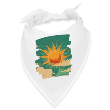Sommer Sonne - Bandana - Weiß - Vorne