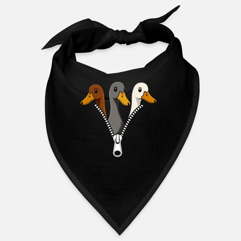 Trois canards fermeture éclair Duck Fans Canards canards Bandana