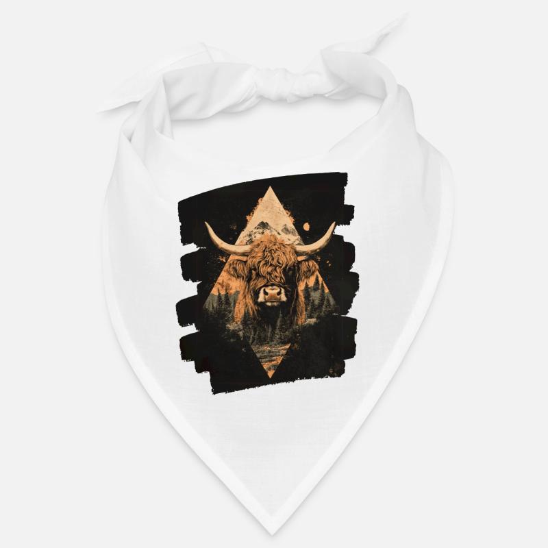 Bovins écossais des Highlands Bandana
