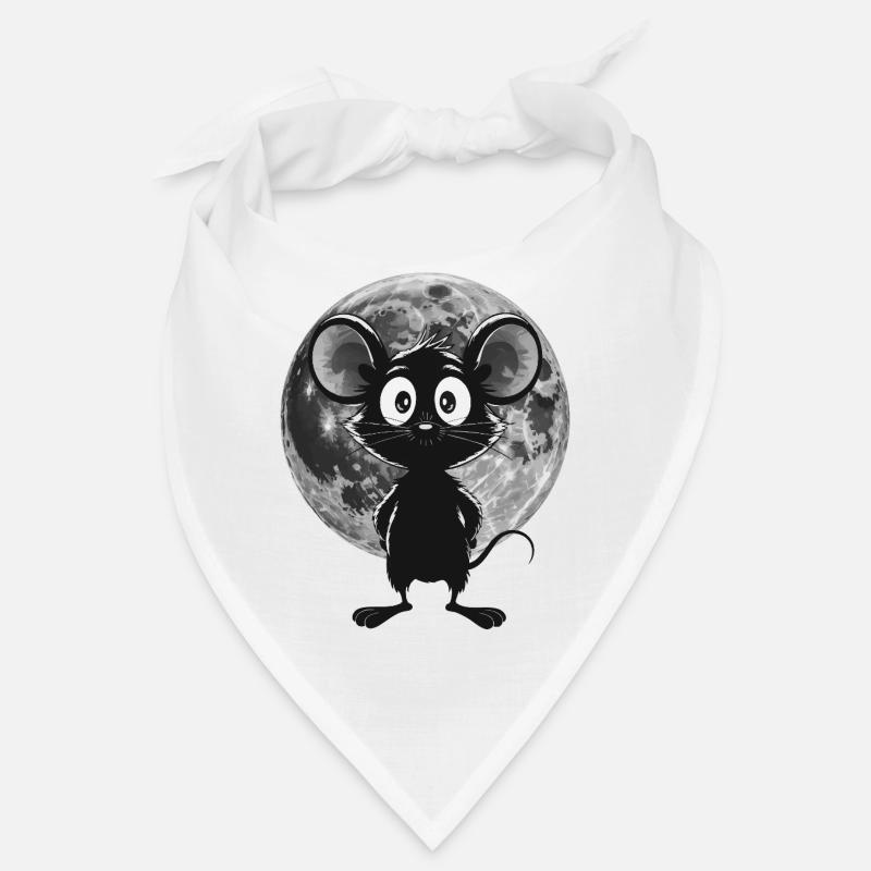 Souris de nuit au clair de lune – Douce et mystique Bandana