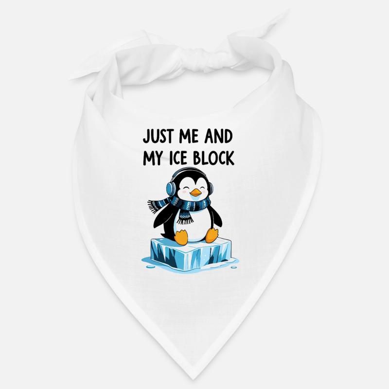 Nur ich und mein Eisblock – Chilliger Pinguin Bandana