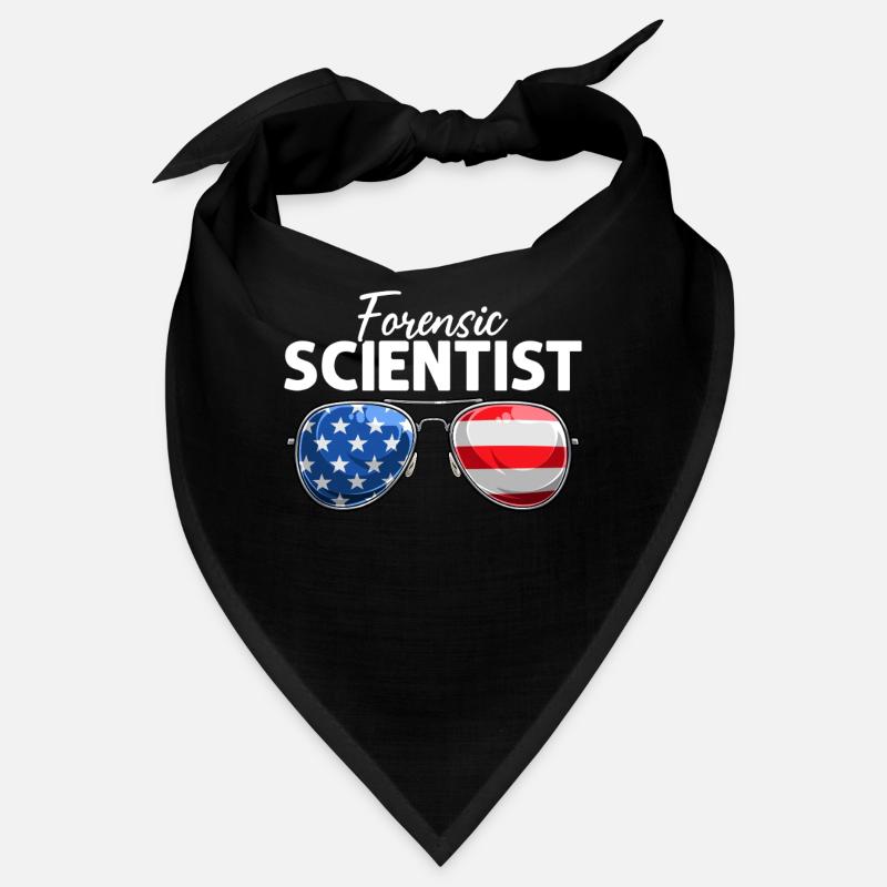 Forensic Scientist USA Sonnenbrille Lustige Forensik Bandana