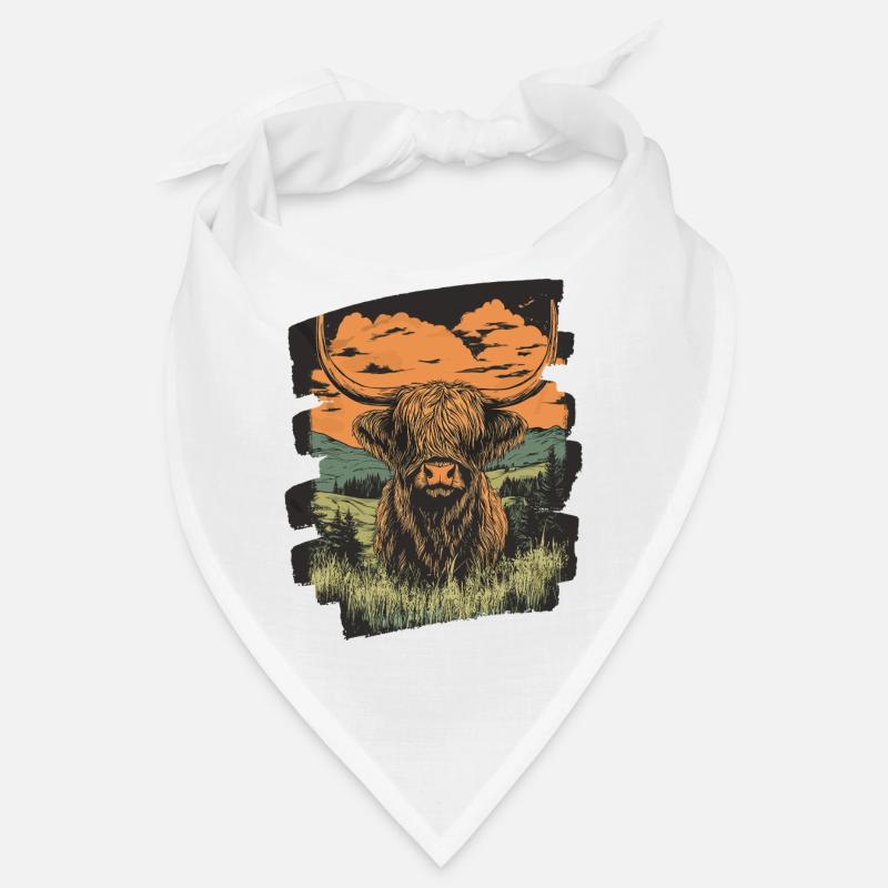 Scottish Highland cattle Bandana