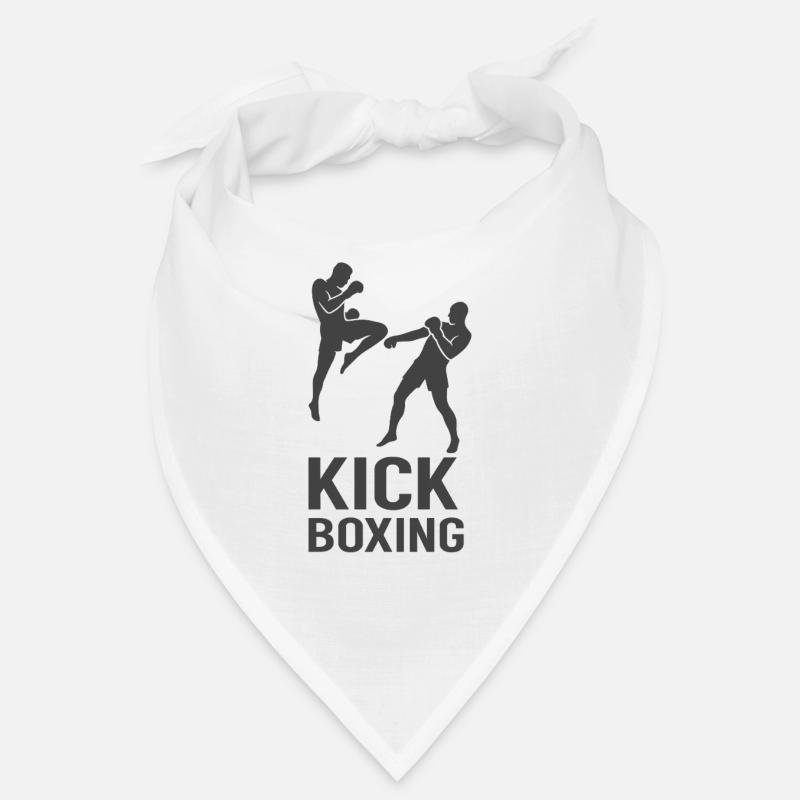 Kickboxing Fight Silhouette Bandana