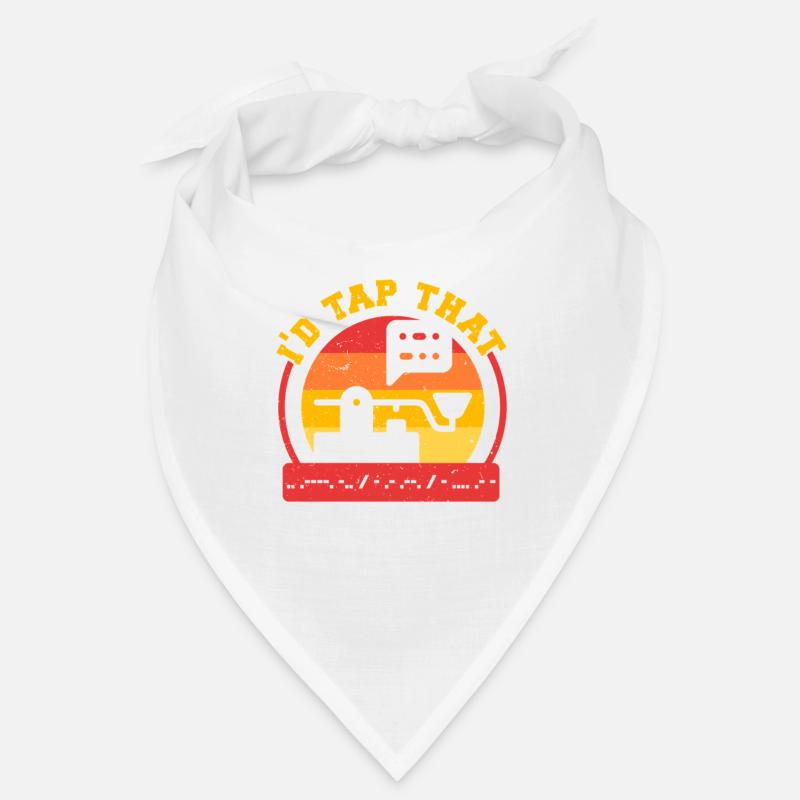 Morsecode Morse Code I'd Tap That Bandana