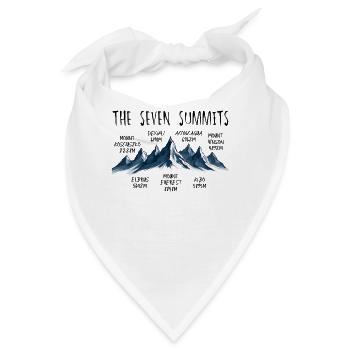 The Seven Summits - Bandana - Weiß - Vorne