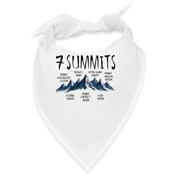 Seven Summits - Bandana - Weiß - Vorne