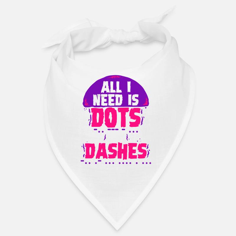 Morsecode Morse Code Dots And Dashes Bandana