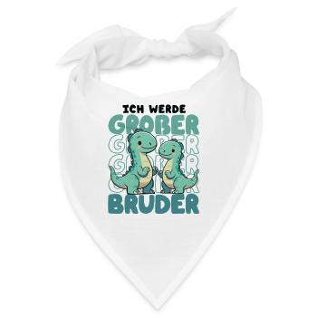 Nachwuchs Verkünden | Ich Werde Großer Bruder 2027 - Bandana - Weiß - Vorne