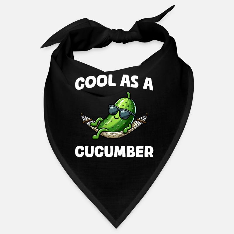 Cool as a cucumber Gurke Pickle Gurkenliebhaber Bandana