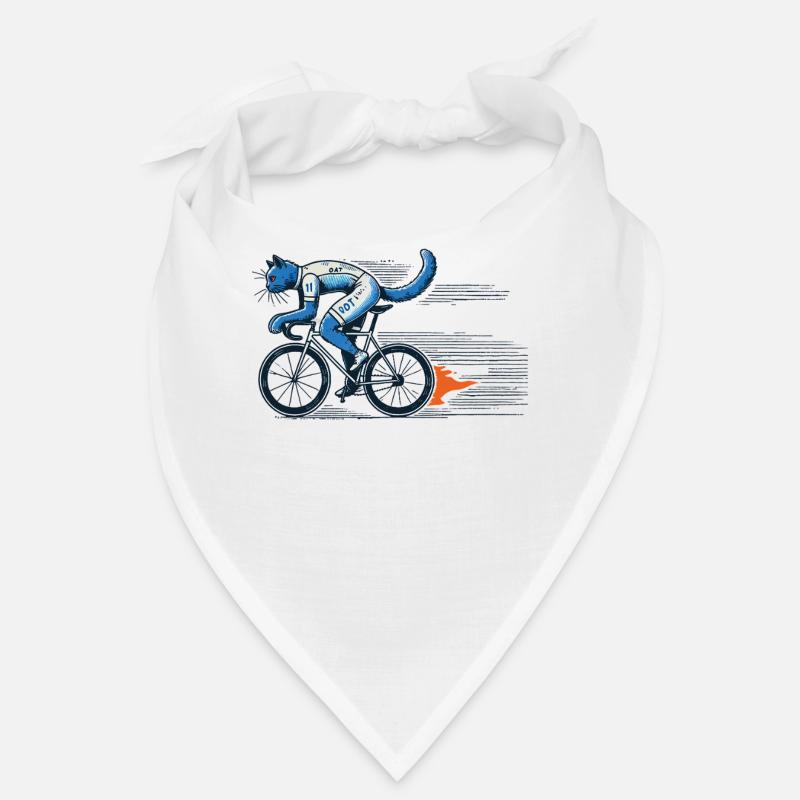Conception de vélo de route Cat pour les amateurs de vélo Bandana