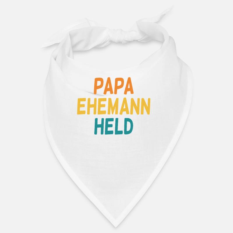 Dad, husband, hero, men's day and hiking day Bandana