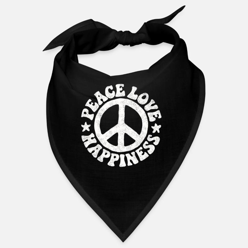 Peace Sign Peace Symbol Hippie Gift Bandana