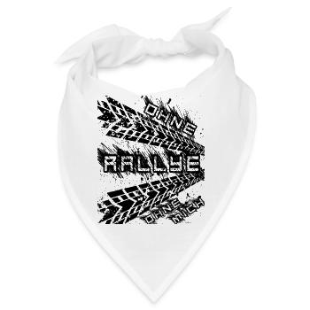 ohne RALLYE ohne MICH! - Bandana - Weiß - Vorne